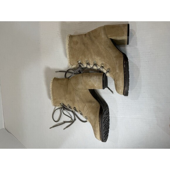 Stuart Weitzman Boots  Women's YUKON MOJAVE SUEDE Lace-up MRSP $545 Size 8.5 - Picture 9 of 16